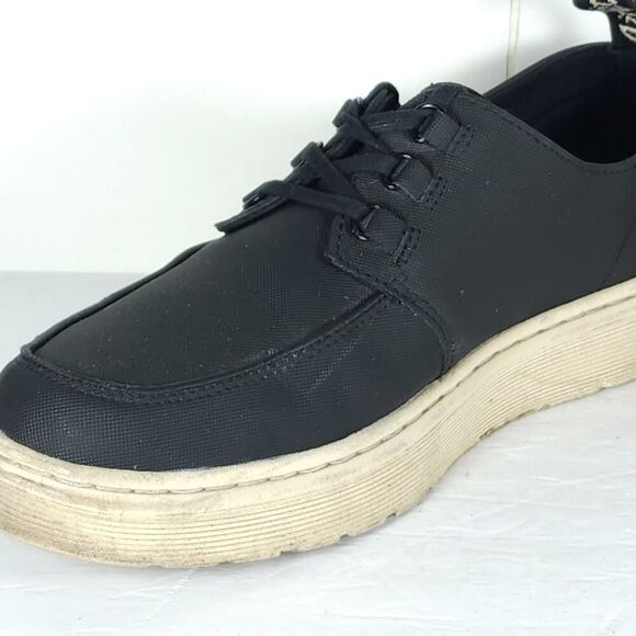 Dr. Martens Men\'s Walden US 10 Black Canvas Lace-Up Casual Oxford Shoes main image 4